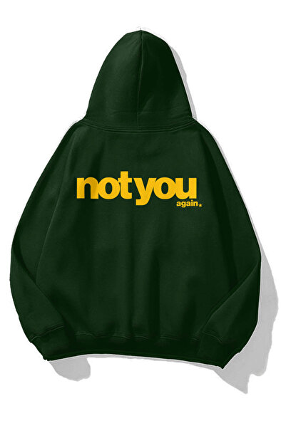 Cupla Unisex Not You Again Sweatshirt Neft Green