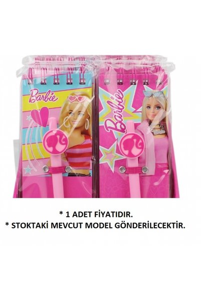 Barbie Cem B-1065 Hard Cover Notebook Pen Set