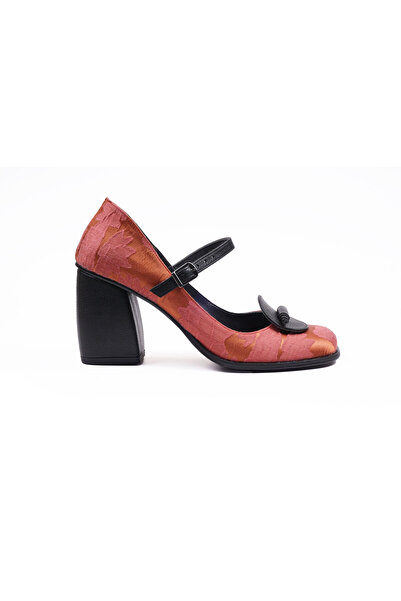 Keyman Design Balerina 11pont Kırmızı Topuklu Ayakkabı