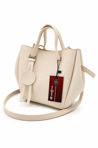 Sellini Liva Women's Magnet Cover Cream Hand and Shoulder Bag
