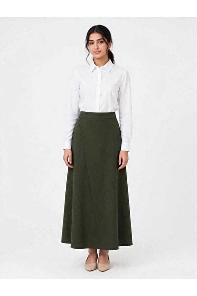 Generic Brand Junior High School Special White Blouse and Oilcloth Skirt Set ...