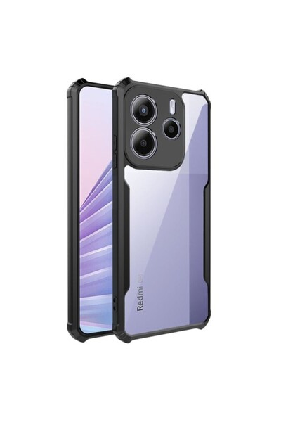 OEM Υβριδική Θήκη με Διάφανη Σκληρή Πλάτη για Xiaomi Redmi Note 14 4G (163.25...