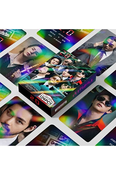 Kpop Dünyasi BTS Arrirang '' 2.0 '' Çift Yön Baskılı Hologramlı Lomo Card Set...