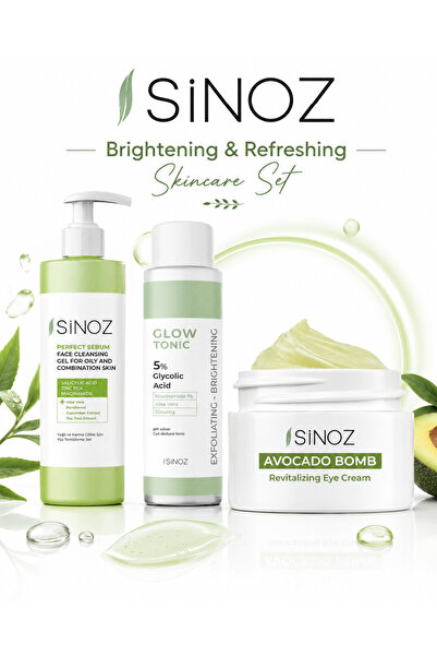 SİNOZ Senoz Daily Routine for Radiance and Refreshment – Cleansing, Toning an...