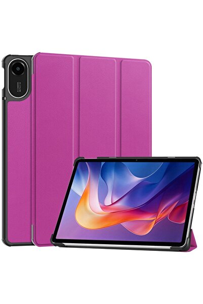 OEM Θήκη Τριπλής Αναδίπλωσης με Στήριγμα για Xiaomi Redmi Pad 2 - Μωβ