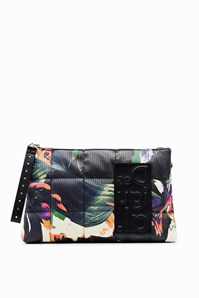 Desigual Geanta de mana, medie, Ona Dortmund, piele ecologica, Negru, 31 x 20...