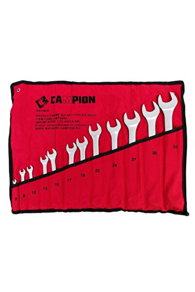 OEM Σετ 12 κλειδιών συνδυασμού 6–32 χιλιοστά Campion CMP-0495, ασημί