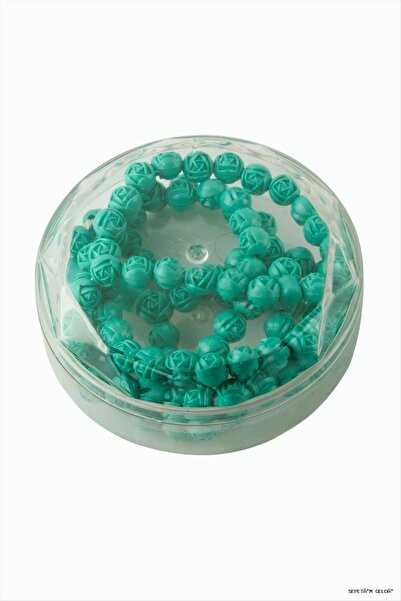 ZERO LAND Spt-Gld Boxed Scented (165642) Prayer Beads Turquoise