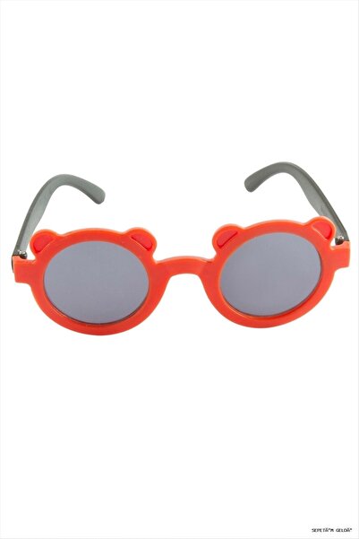 ZERO LAND Spt-Gld Children's Sunglasses with Ears (125016) Orange