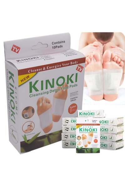 OEM pachet Promo 100 Plasturi KINOKI pentru Detoxifierea Organismului – Cu Turmalină, Vitamina C
