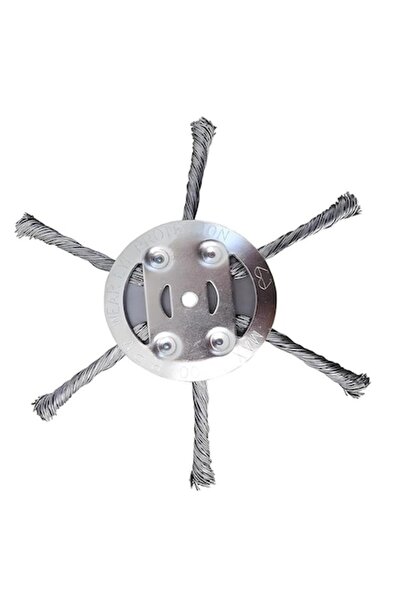 OEM Wire brush disc for shoulder brush cutter, concave with easy grass remova...
