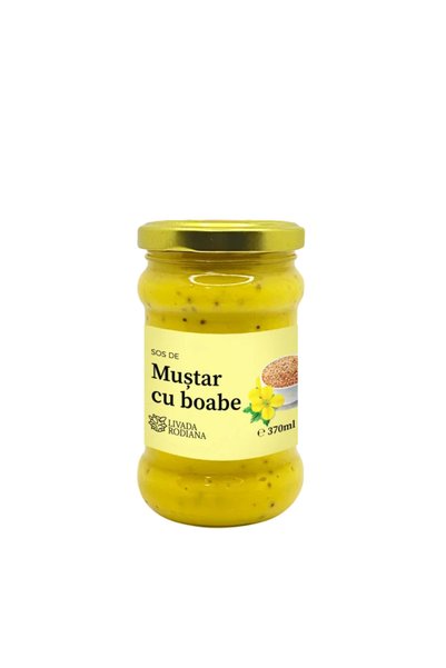 Livada Rodiana Muștar cu boabe 370 ml