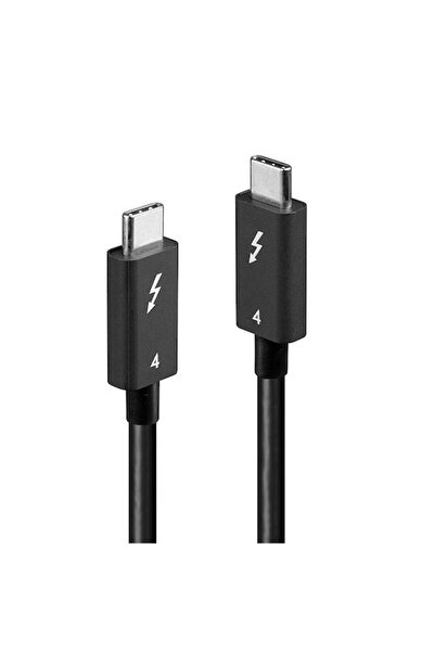 LİNDY Καλώδιο Thunderbolt 4 100W Μαύρο 2μ (31121)