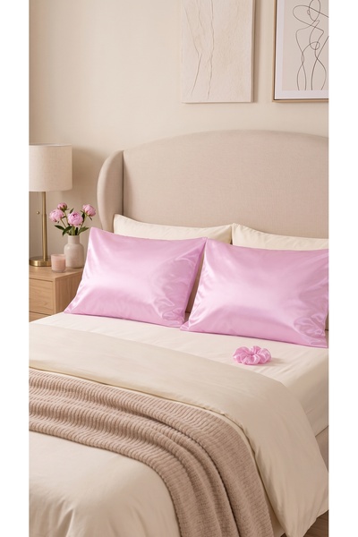 kesenegore Satin Pillowcase 50X70 cm Set of 2 – Shiny Satin Pillowcase – 1 Pi...