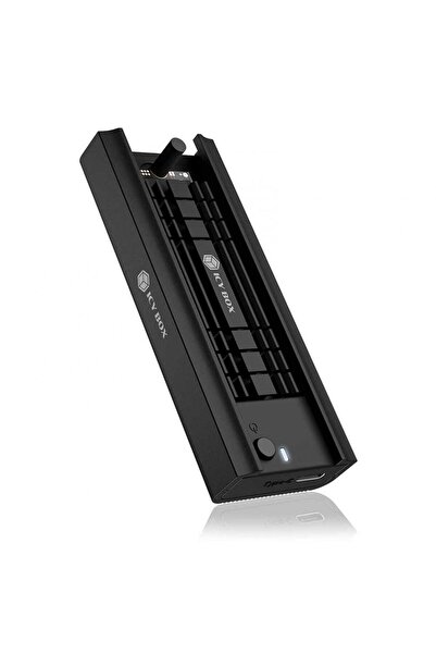 ICY BOX Външна кутия за SSD, USB 3.2, M.2 NVMe SSD (Черен)