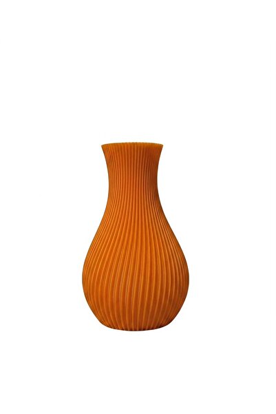 OEM Spiral pattern vase, Orange