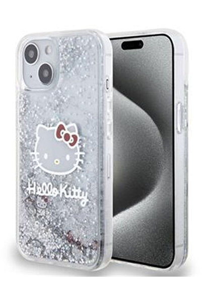 Hello Kitty Θήκη πλάτης με γκλίτερ για iPhone 12 / 12 Pro - Διαφανής