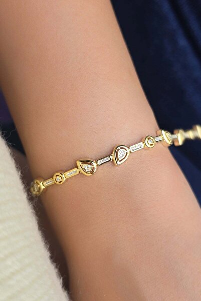 MorMajor Silver ÇOKLU DAMLA GÜMÜŞ BİLEKLİK