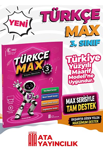 Ata Yayıncılık 3. Sınıf Türkçe Max Soru Bankası