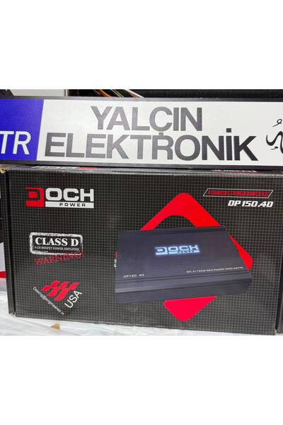 DOCH POWER DP 150.4 D Class 4çıkış 7000W power Output4ohm 150rmsX4 2ohm 220wr...