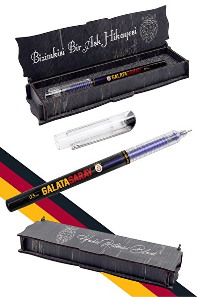 Galatasaray Signature Pen Gift with Wooden Box