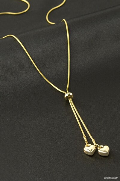 ZERO LAND Spt-Gld Heart Steel (130626) Necklace Yellow