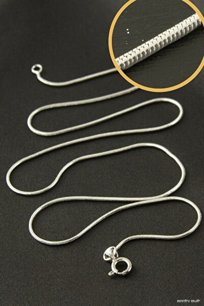 ZERO LAND Spt-Gld Xuping Cylinder Chain Steel Necklace 45 cm (131037) Silver ...