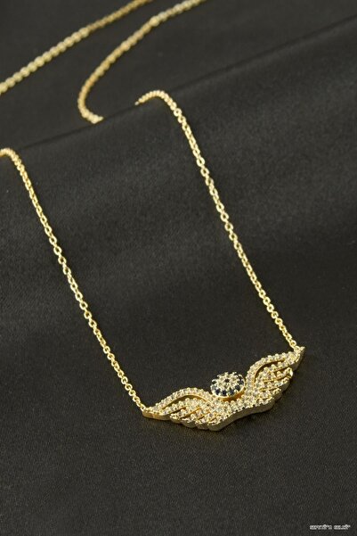 ZERO LAND Spt-Gld at Nazar Zircon Stone (130551) Necklace Yellow