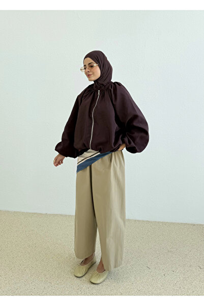MODA AKSA 7778 FULARLI DTY BOMBER MÜRDÜM