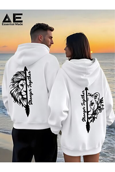 macklin Lover - Friend Couple Combination Lion Back Printed Special Design Ho...