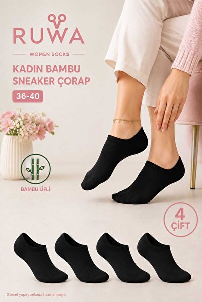 KADIN BAMBU DİKİŞSSİZ SNEAKER ÇORAP