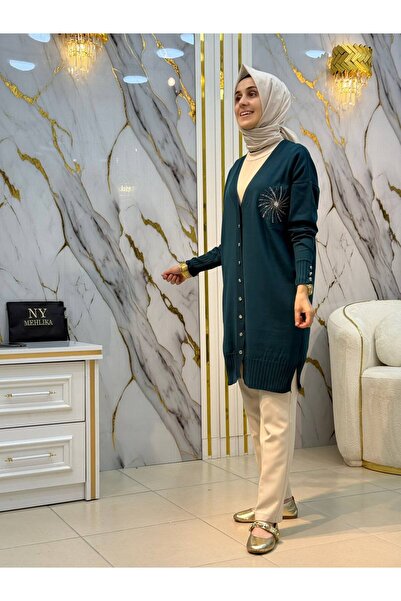 NY MEHLİKA PALMİYE DETAYLI HIRKA 3262
