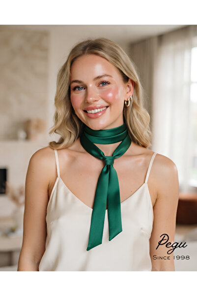 pegu baby collection Royale Series Multipurpose Green Satin Scarf .. "Whether...