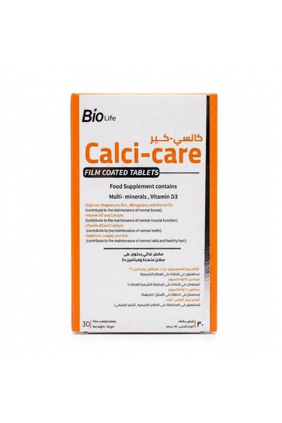 Biolife Calci-Care Multi Minerals Food Suppment - 30 Capsules