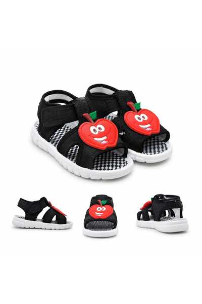GEZER Boys' Summer Bottom Sole Pvc Comfortable Inner Sole Leave Velcro Adjust...