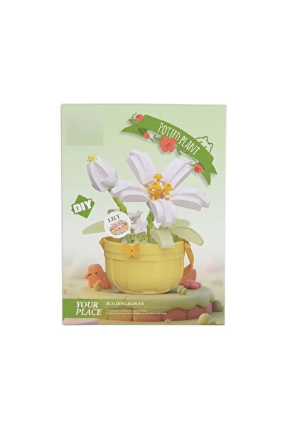 Noname Potted Flowers Lilies Potted Plant Building Set 208 pieces