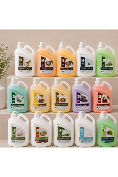 Manolya Hair Care Shampoo 4 Liters - Various Fragrances and Formulas - Coconut