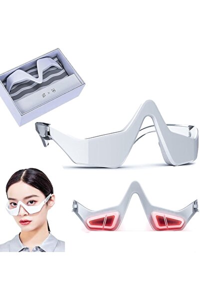 NEONI Under Eye Red Light Therapy Glasses, Microcurrent Eye Massager, 2 Modes...