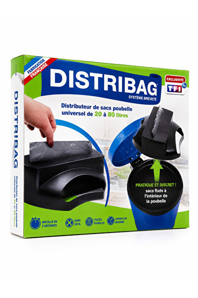Generic Brand DISTRIBAG Universal Garbage Bag Dispenser – Compatible 20–80 L,...