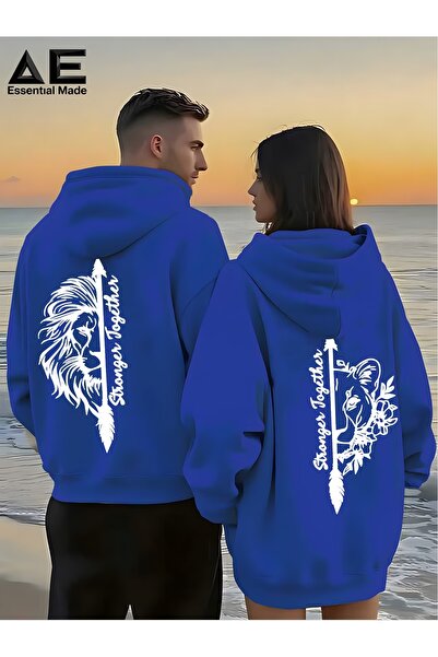 macklin Lover - Friend Couple Combination Lion Back Printed Special Design Ho...
