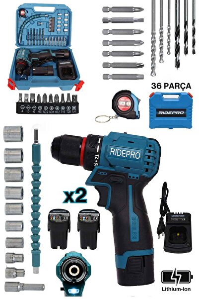 RİDEPRO ŞARJLI ARMUT VİDALAMA MAVİ ECO MODEL