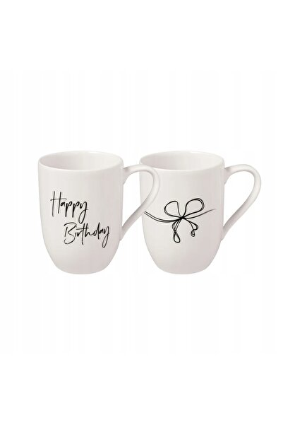 like. by Villeroy & Boch Set de 2 căni pentru ziua de naștere cu mesajul „La ...