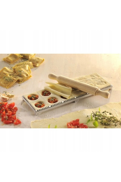 GEFU Set de 3 piese pentru ravioli TASCA, sucitor, tavă, găluște!