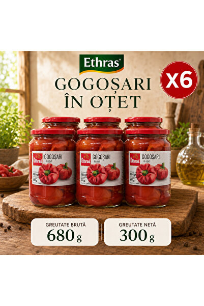 Ethras Vinegar Dumplings, Set 6 x 680 g