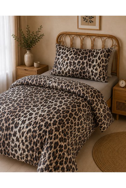 Palmex Home Single Size Winterfell Cotton Bedding Set (Duvet Cover - Sheet - Pillowcase)