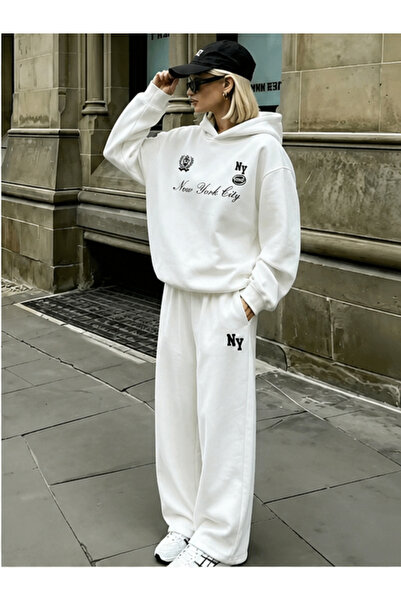 COMANCHERO Unisex Nycity Printed Winter Baggy Tracksuit Set