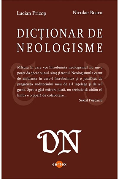 Cartex Dictionar de neologisme - Lucian Pricop