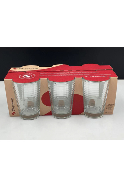 Paşabahçe Logolu Cam Bardak 215 cc 6'lı