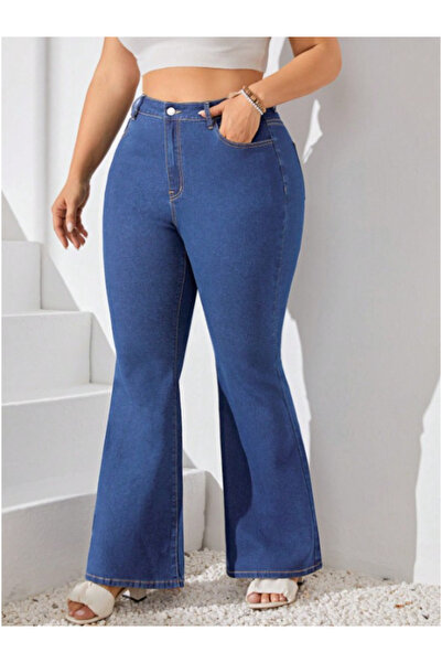 NOXTER JEANS Women Blue Denim Pants Large Size