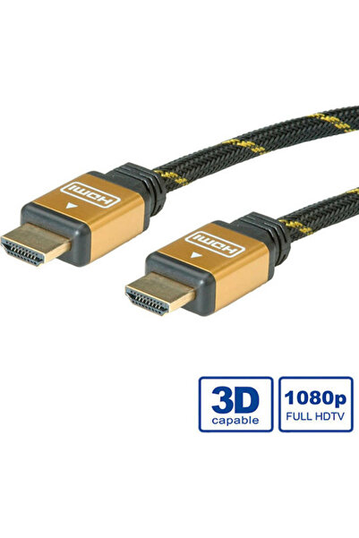 Roline Καλώδιο HDMI 1.4 HDMI αρσενικό σε HDMI αρσενικό 15μ Μαύρο Κωδικός: 11....
